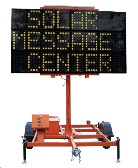 traffic message board.